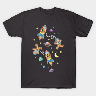 Gingerbread Astronauts T-Shirt